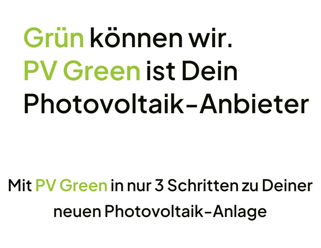Photovoltaikanlagen 