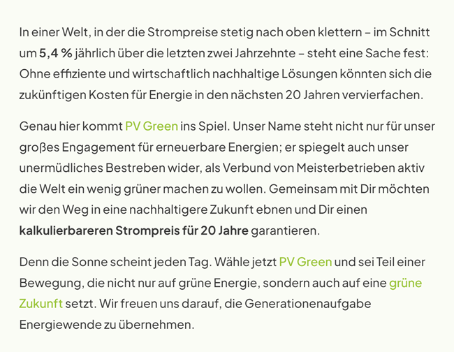 Solaranlagen Anbieter 